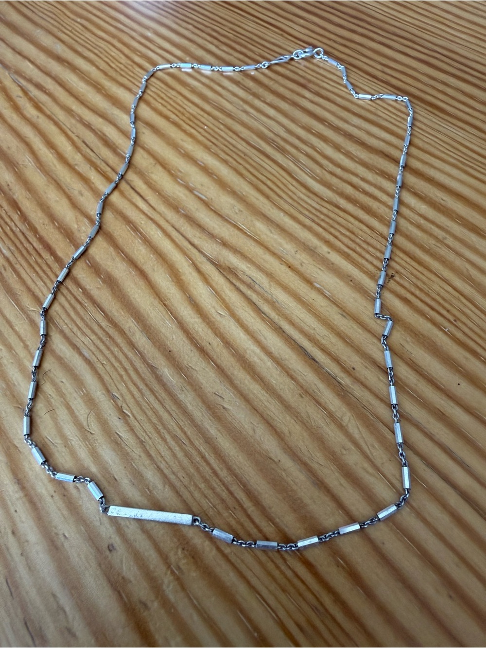 925 Sterling Silver Box-Link Choker- Silver 14”.